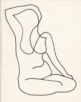  Rózsahegyi György - Ülő női akt (1975 körül)